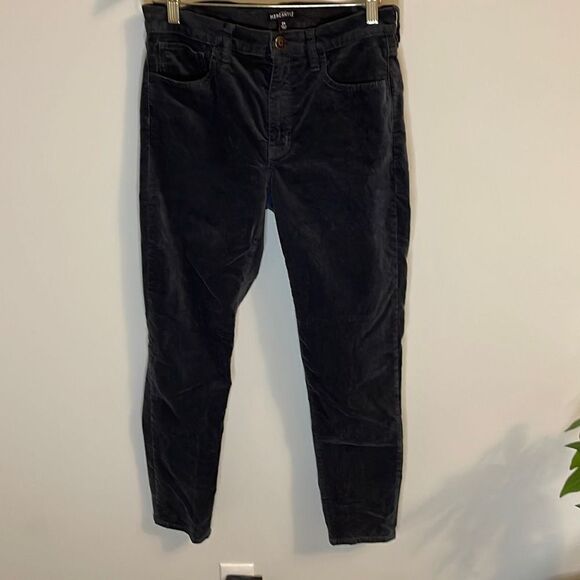 J.Crew Mercantile Women’s Skinny Pants Velvet 5 Pocket Mid Rise Gray Size 29 - Picture 2 of 9